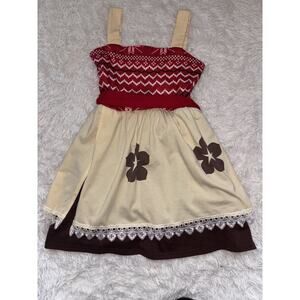 Lilytots “ Moana” Themed Girls Sz. 130 Dress. Soft, Adorable